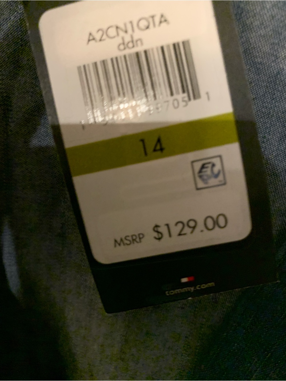 Tommy Hilfiger Blue Denim-Style Tiered Maxi Dress Size 14 Have tags worn once - Picture 6 of 13
